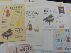 Cute Kawaii Kamio Classic Music Time Piano Violin Letter Sets