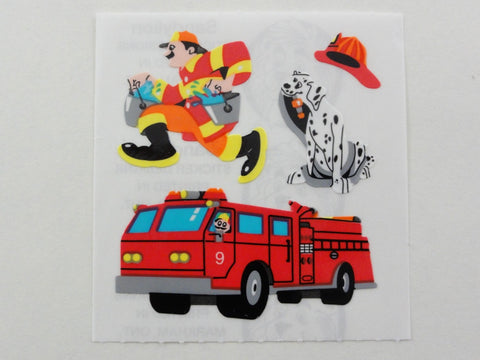 Sandylion Firefighter Truck Sticker Sheet / Module - Vintage & Collectible