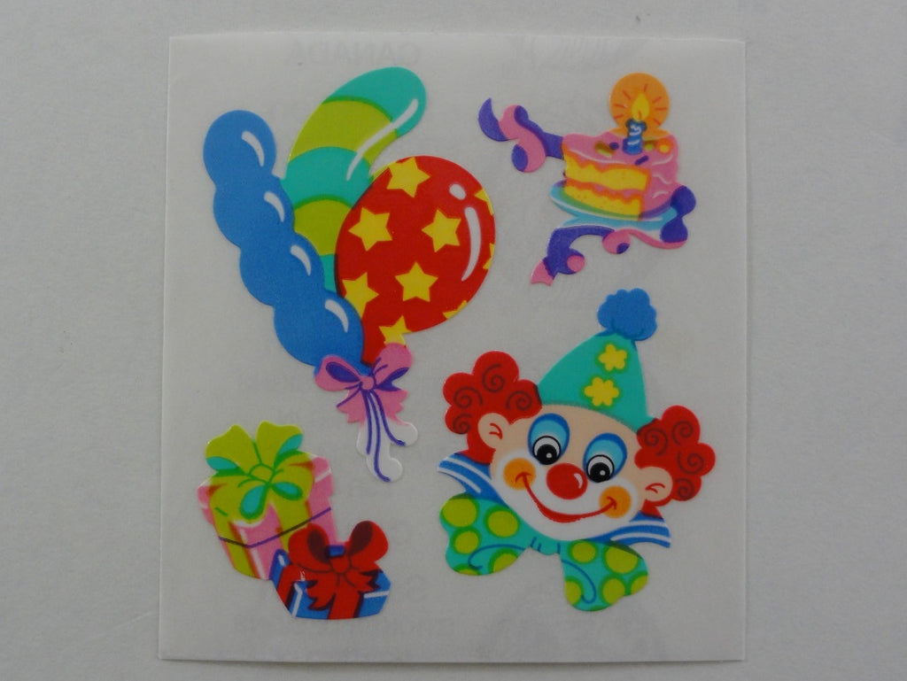 Sandylion Clown Sticker Sheet / Module - Vintage & Collectible