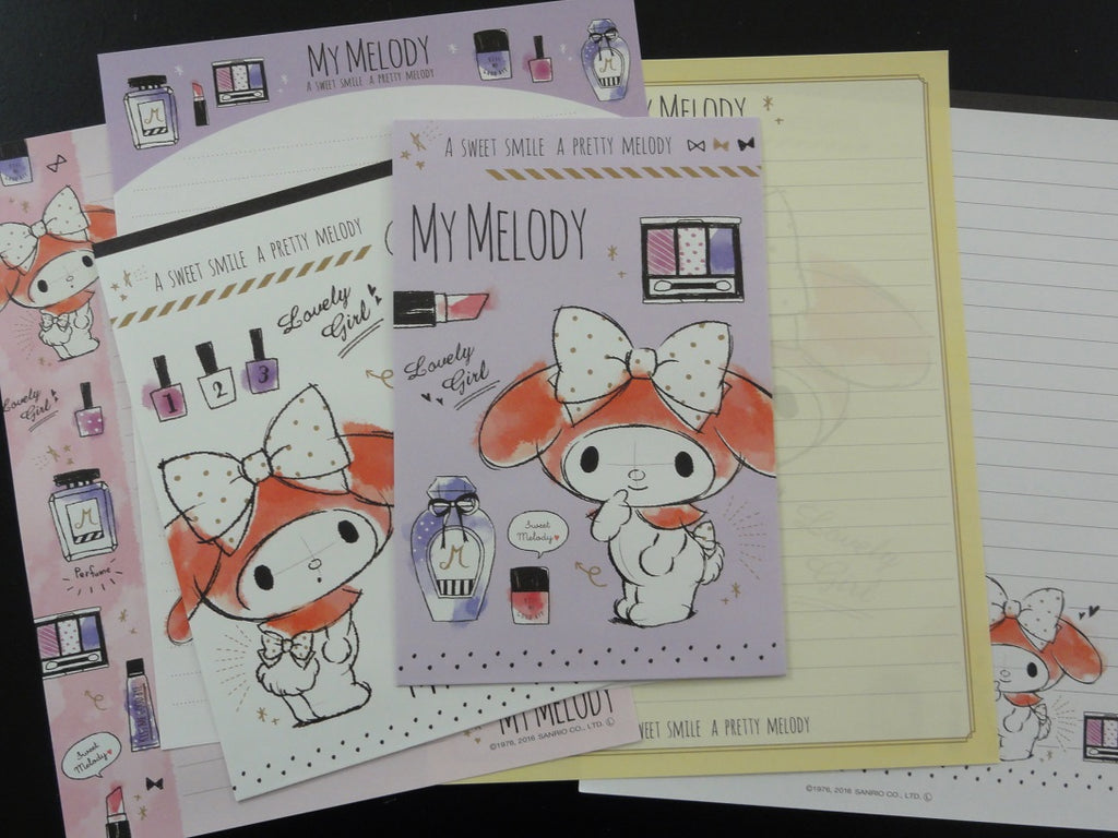 Cute Kawaii Sweet Smile Pretty My Melody Letter Sets - Writing Paper Envelope Stationery