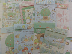 Kawaii Cute San-X Sumikko Gurashi Apple Green Tree Garden Letter Writing Paper + Envelope Theme Stationery Set