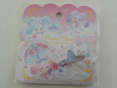 Cute Kawaii Q-Lia Crystal Cloud Rabbit Stickers Sack