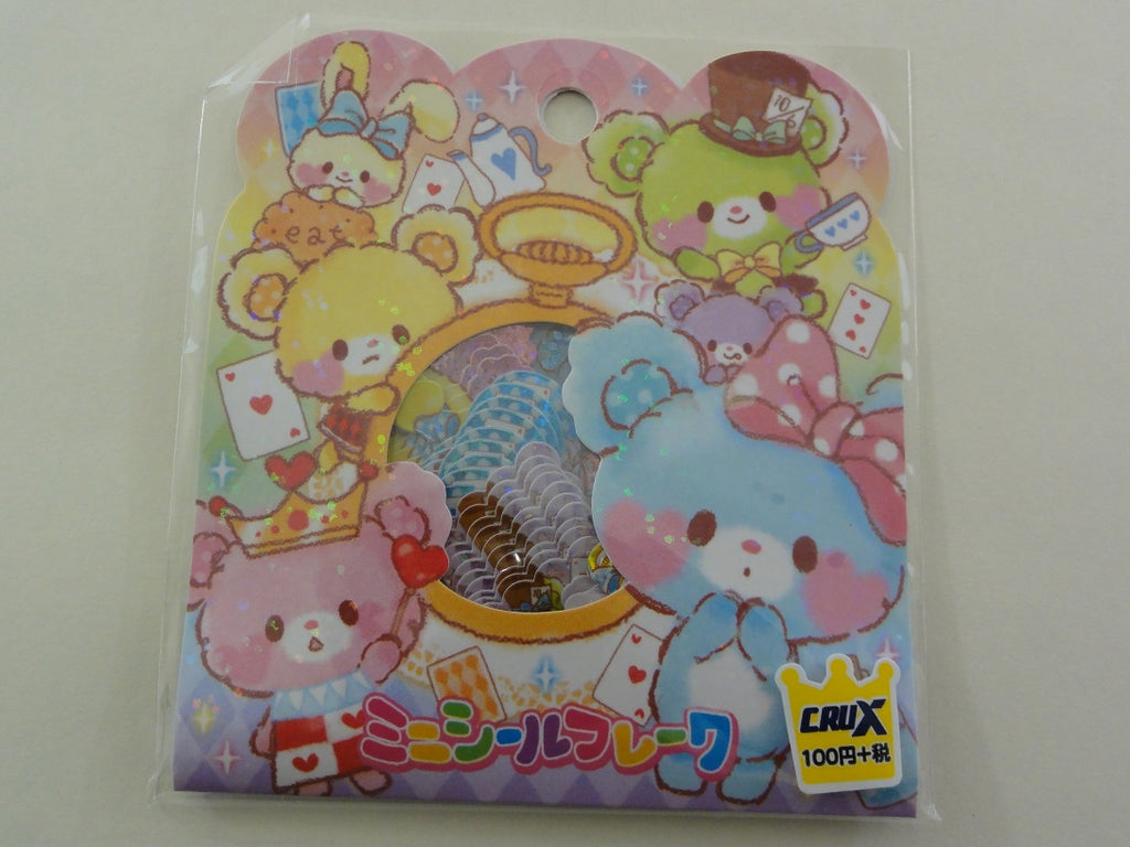 Cute Kawaii Crux Bear Magical Theme Stickers Flake Sack - for Journal Planner Craft Scrapbook