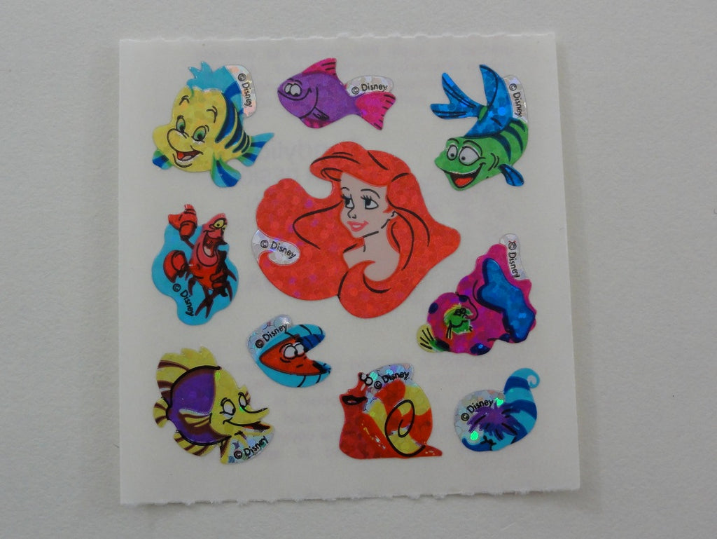 Sandylion Princess Nemo Fish Glitter Sticker Sheet / Module - Vintage & Collectible
