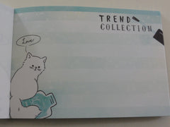 Kawaii Cute Crux Nail Polish Cat Trend Collection Mini Notepad / Memo Pad