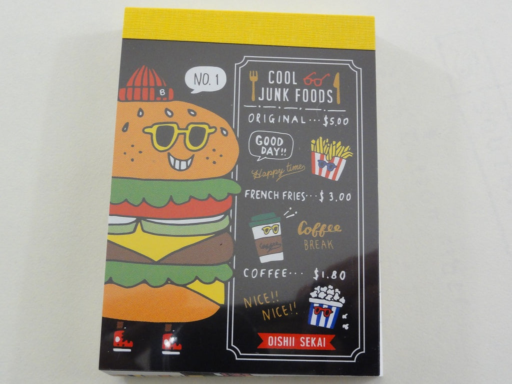 Kawaii Cute Kamio Cool Junk Food Mini Notepad / Memo Pad