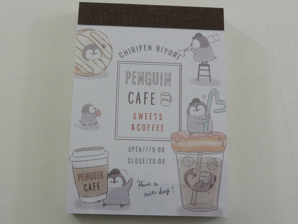 Cute Kawaii Kamio Penguin Cafe Mini Notepad / Memo Pad
