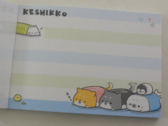 Kawaii Cute Crux Keshikko Animal Mini Notepad / Memo Pad - A