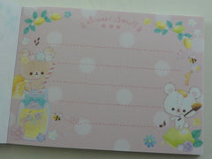 Cute Kawaii Q-Lia Sweet Smell Lemon Bear Mini Notepad / Memo Pad - B