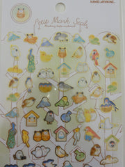 Cute Kawaii Kamio Birds Spring Sticker Sheet - for Journal Planner Craft