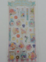z Cute Kawaii Crux Spring Flower in the Bottles Sticker Sheet - B - for Journal Planner Craft