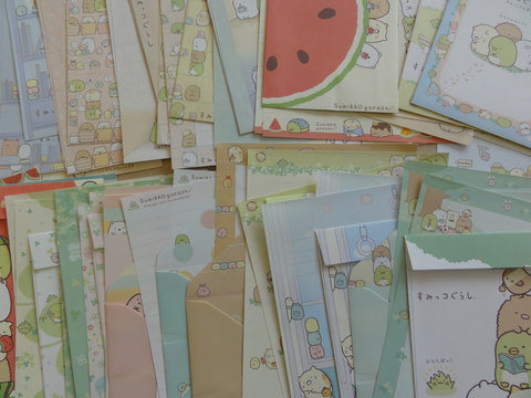 San-X Sumikko Gurashi Letter Paper + Envelope Theme Set - B