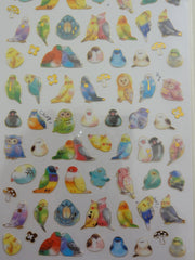 Cute Kawaii Crux Birds Spring Sticker Sheet - for Journal Planner Craft