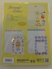 Cute Kawaii Mind Wave Hedgehog Letter Set Pack - A - Stationery Writing Paper Envelope Pen Pal