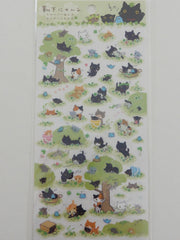 Cute Kawaii San-X Kutusita Nyanko Cat Sticker Sheet 2016 - for Planner Journal Scrapbook Craft