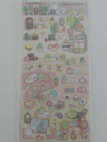 Cute Kawaii San-X Sumikko Gurashi Cafe Time Sticker Sheet 2015 - B - for Planner Journal Scrapbook Craft