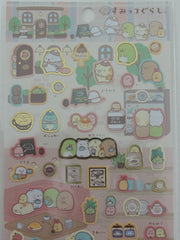 Cute Kawaii San-X Sumikko Gurashi Cafe Time Sticker Sheet 2015 - B - for Planner Journal Scrapbook Craft