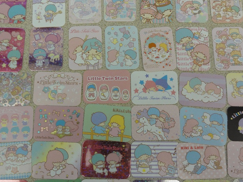 Sanrio Little Twin Stars Flake Sack Stickers 2012 - 50 pcs