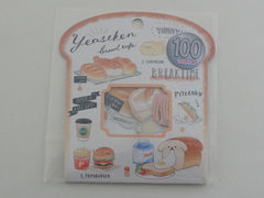 Cute Kawaii Kamio Bread Cafe Bakery Food Theme Stickers Flake Sack - for Journal Planner Craft Scrapbook Agenda