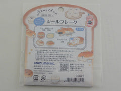 Cute Kawaii Kamio Bread Cafe Bakery Food Theme Stickers Flake Sack - for Journal Planner Craft Scrapbook Agenda