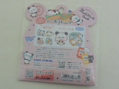 Cute Kawaii Kamio Mochi Panda Food theme Flake Stickers Sack - for Journal Planner Craft Scrapbook Agenda