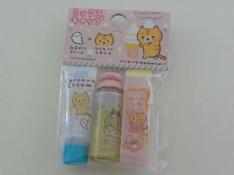 Cute Kawaii San-X CorocorocoroNya Warm Bread Cat Pencil Caps - D