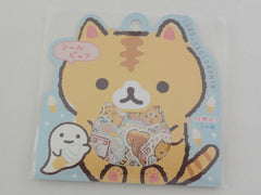 Kawaii Cute San-X CorocorocoroNya Cat Flake Stickers Sack - B - Collectible for Journal Agenda Planner Craft Scrapbook