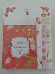 Cute Kawaii San-X Rilakkuma Strawberry Letter Set Pack