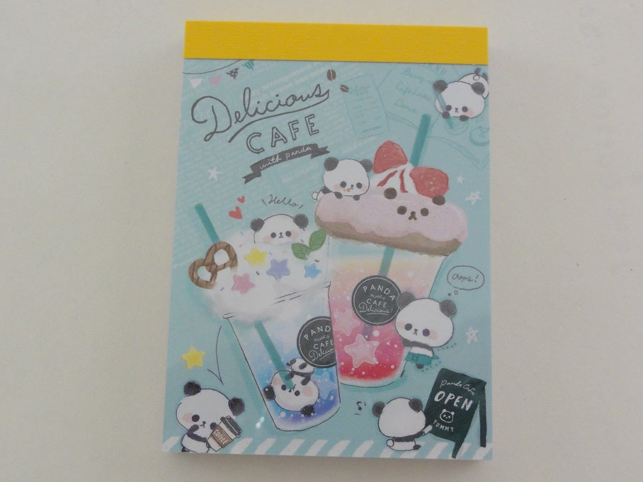 Kawaii Cute Q-Lia Delicious Cafe with Panda Mini Notepad / Memo Pad - Stationery Design Writing Collection
