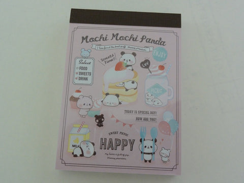 Kawaii Cute Kamio Mochi Panda Mini Notepad / Memo Pad - E - Stationery Design Writing Collection