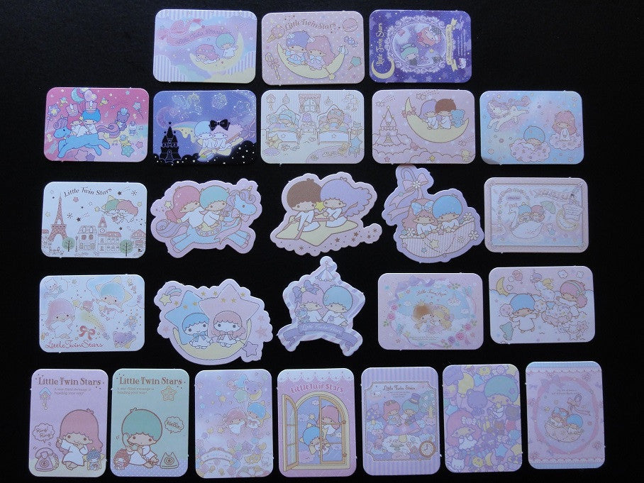 Sanrio Little Twin Stars Flake Sack Stickers - 25 pcs