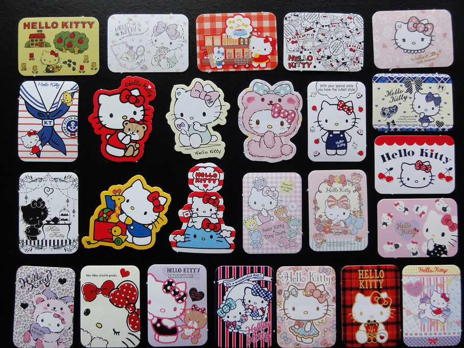 Sanrio Hello Kitty Flake Sack Stickers - 25 pcs