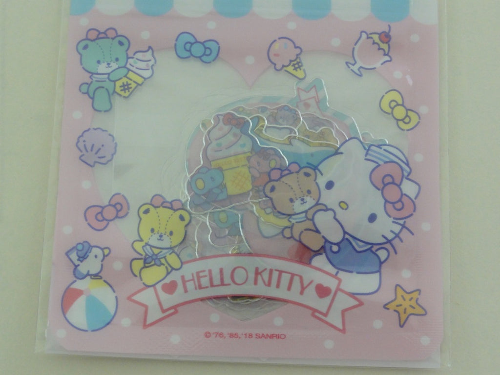 Cute Kawaii Sanrio Hello Kitty Flake Stickers Sack 2018 - Collectible - for Journal Planner Agenda Craft Scrapbook