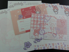 Cute Kawaii My Melody Letter Sets - Penpal Stationery Writing Paper Envelope