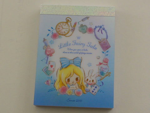 Cute Kawaii Q-Lia Little Fairy Tale Alice Mini Notepad / Memo Pad - O - Stationery Design Writing