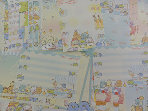 San-X Sumikko Gurashi Ice Cream Memo Note Writing Paper Set - stationery writing journal penpal