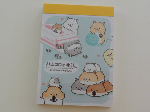 Cute Kawaii Kamio Hamster Mini Notepad / Memo Pad - Stationery Design Writing Collection