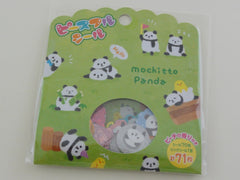 Cute Kawaii Mind Wave  Mochitto Panda Flake Stickers Sack - for Journal Agenda Planner Scrapbooking Craft