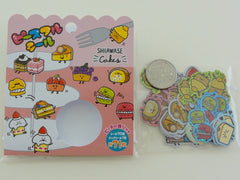 Cute Kawaii Mind Wave Sweet Cakes Flake Stickers Sack - for Journal Agenda Planner Scrapbooking Craft