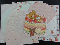 San-X Rilakkuma Bear Strawberry Letter Sets - B