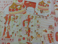 San-X Rilakkuma Bear Strawberry Stationery Set