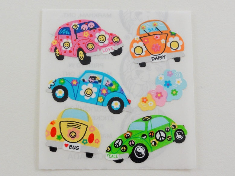 Sandylion Retro Cars Sticker Sheet / Module - Vintage & Collectible