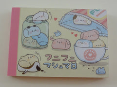 Cute Kawaii Kamio Marshmallow Mini Notepad / Memo Pad - Stationery Designer Paper Collection