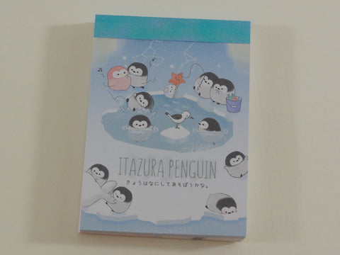 Cute Kawaii Crux Polar Itazura Penguin Mini Notepad / Memo Pad - Stationery Designer Paper Collection