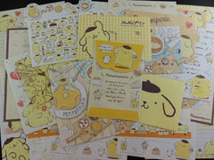 z Cute Kawaii Sanrio Pom Pom Purin Letter Paper + Envelope Theme Set - Designer Writing Stationery Stationary