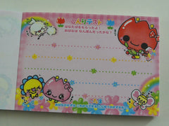 z Cute Kawaii Kamio Tulip Clover Mini Notepad / Memo Pad - Vintage Rare Collectible - Stationery Design Writing