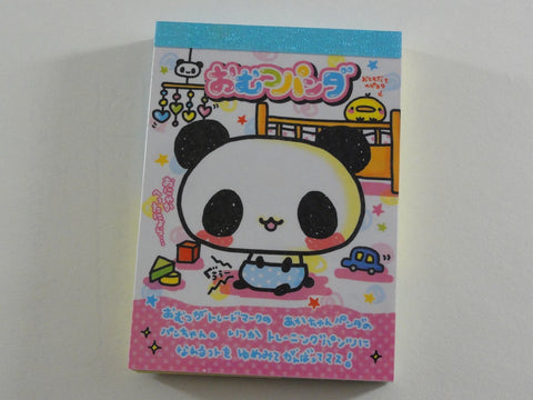 z Cute Kawaii Crux Baby Panda Mini Notepad / Memo Pad - Vintage Rare Collectible - Stationery Design Writing