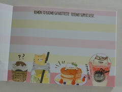 Cute Kawaii Crux Koneko Cafe Cat Love It Mini Notepad / Memo Pad - A - Stationery Design Writing Collection