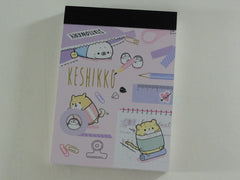 Kawaii Cute Crux Keshikko Animal Mini Notepad / Memo Pad - D - Stationery Designer Paper Collection