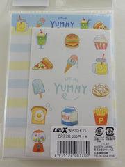 Cute Kawaii Crux Yummy Food theme MINI Letter Set Pack - Stationery Writing Note Paper Envelope